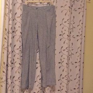 Sundance wide leg cotton pants, size 8